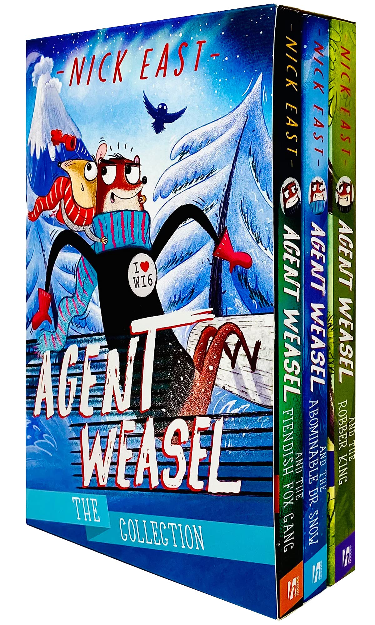 Agent Weasel Series Books 1 - 3 Collection Box Set by Nick East (Fiendish Fox Gang, Abominable Dr Snow & Robber King) Fiction