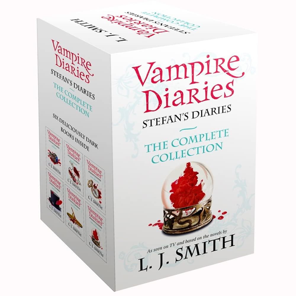 Vampire Diaries Stefan's Diaries The Complete Collection Books 1 - 6 Box Set by L. J. Smith (Origins, Bloodlust, Craving, Ripper, Asylum & Compelled) Romance