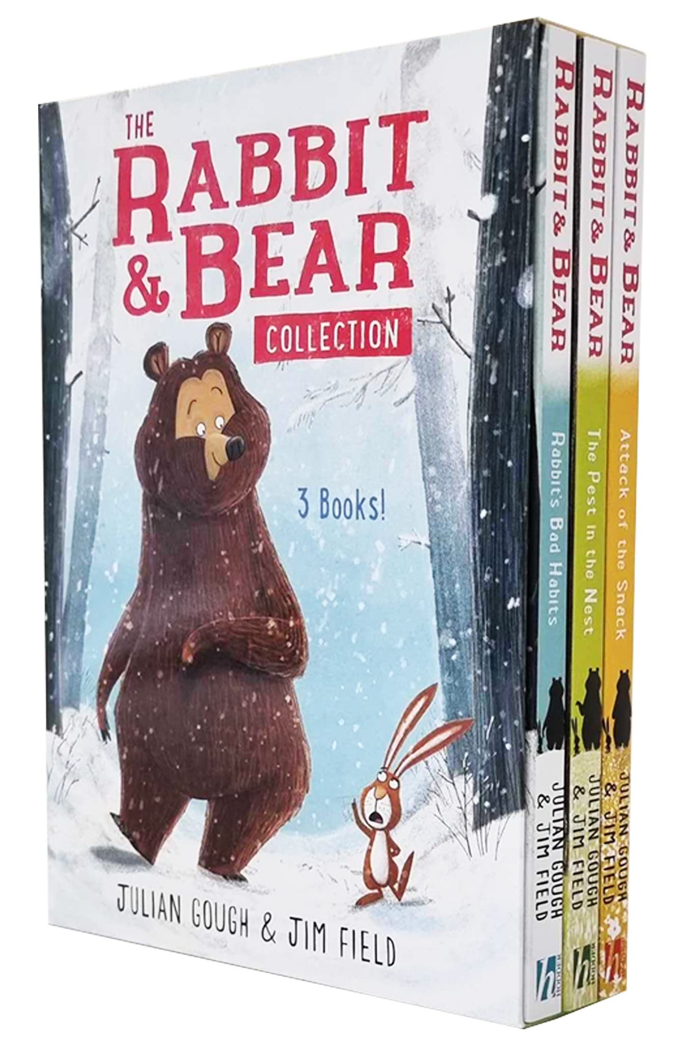 The Rabbit and Bear Collection 3 Books Box Set (Rabbit's Bad Habits, The Pest in the Nest & Attack of the Snack) Non-fiction