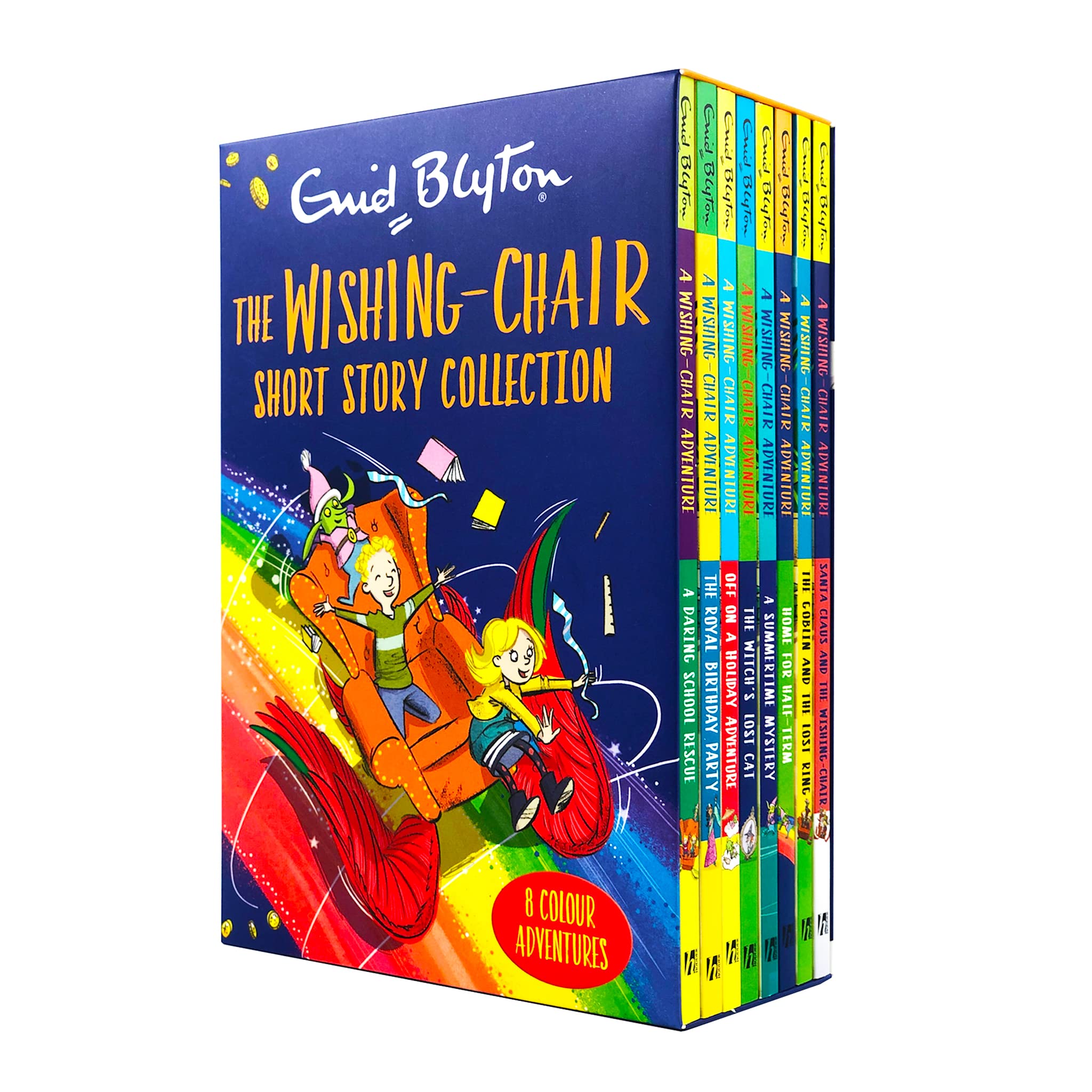 英文原版 The Wishing Chair Short Story Collection 飞天魔椅短篇故事 8册套装 伊妮德·布莱顿 奇幻冒险全彩桥梁书 Books