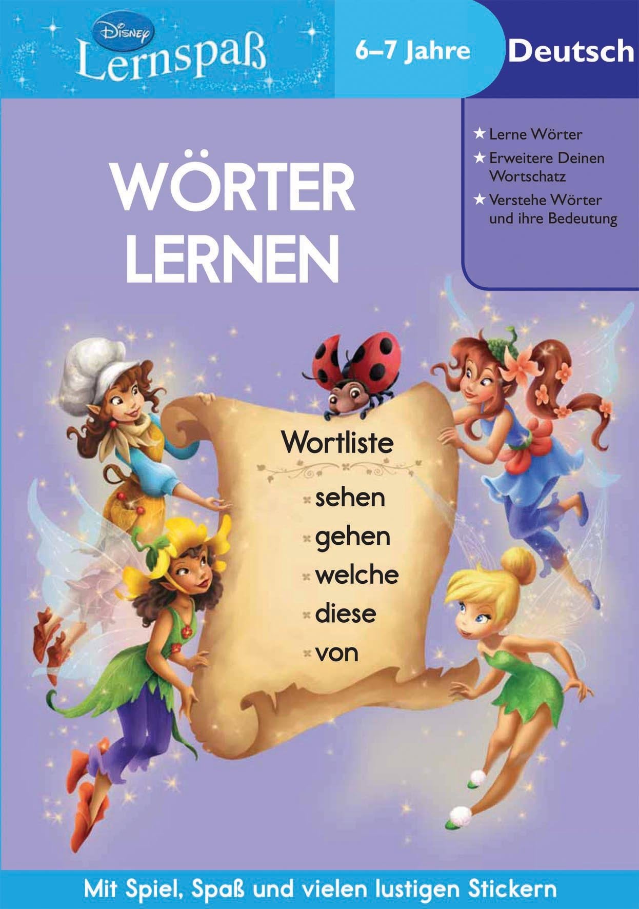 Disney: Lernspaß Fairies Wörter lernen (6-7 Jahre) Children's books