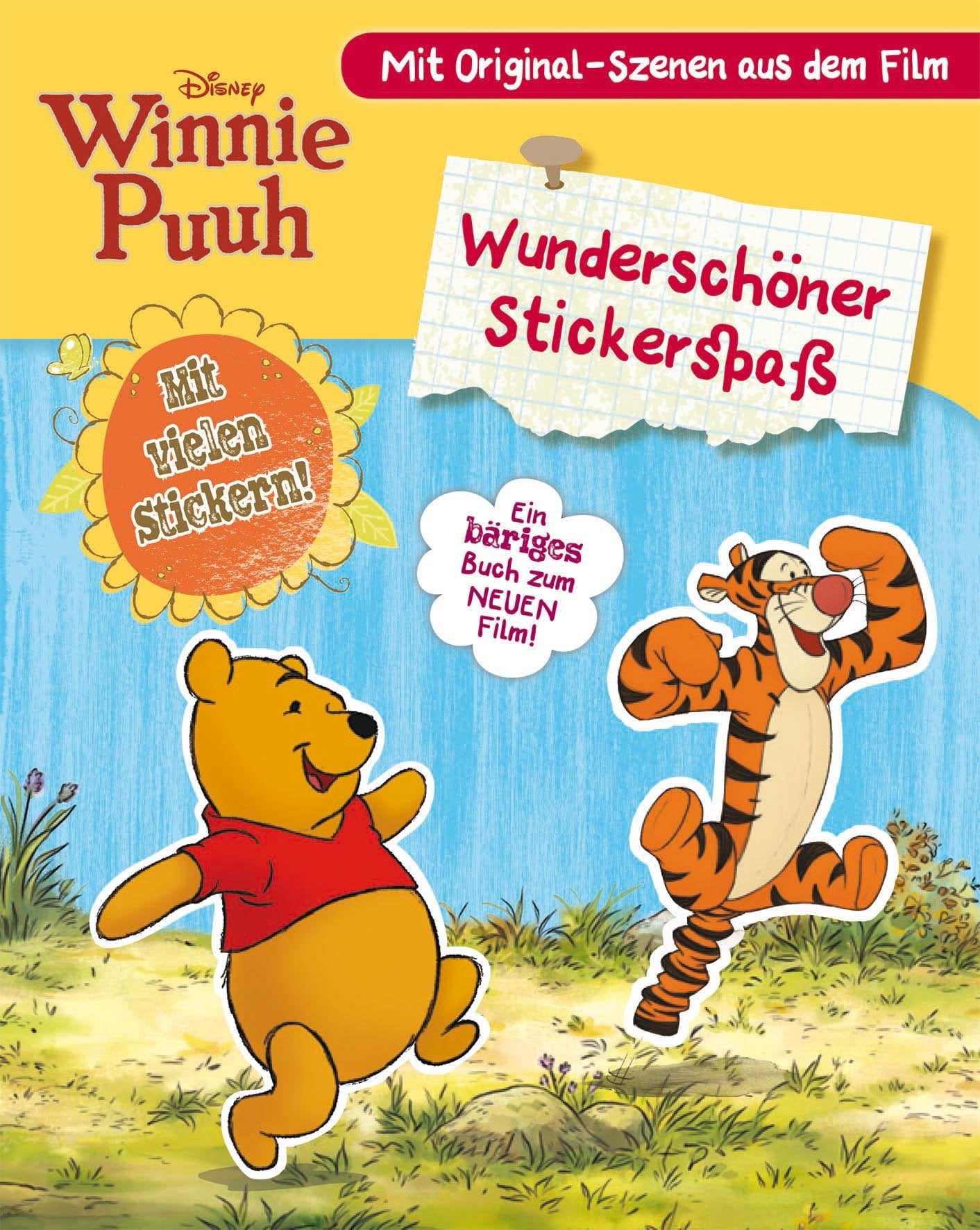 Disney Sticker Winnie Puuh Der Film: Ein bäriges Buch zum neuen Film! Mit vielen Stickern! Mit Original-Szenen aus dem Film Children's books