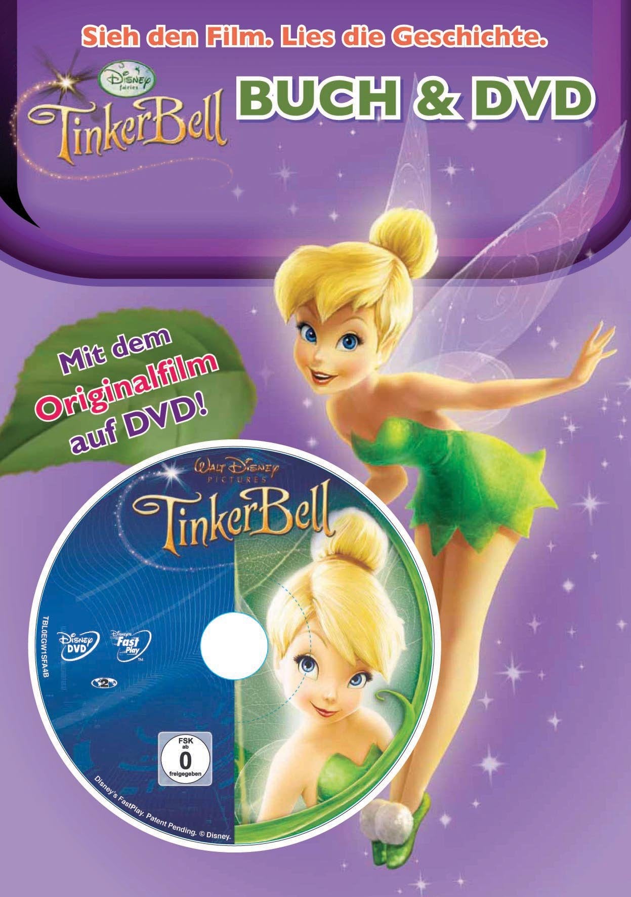 Disney: Tinkerbell 1: Buch & DVD: Mit dem Originalfilm auf DVD!. Buch & DVD Children's books