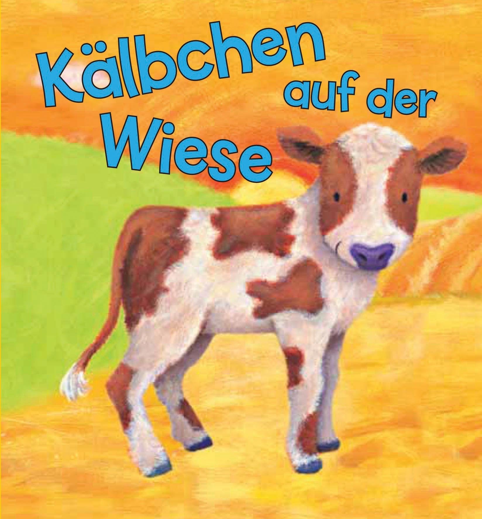 Kälbchen auf der Wiese: Pappbücher wattiert Children's books