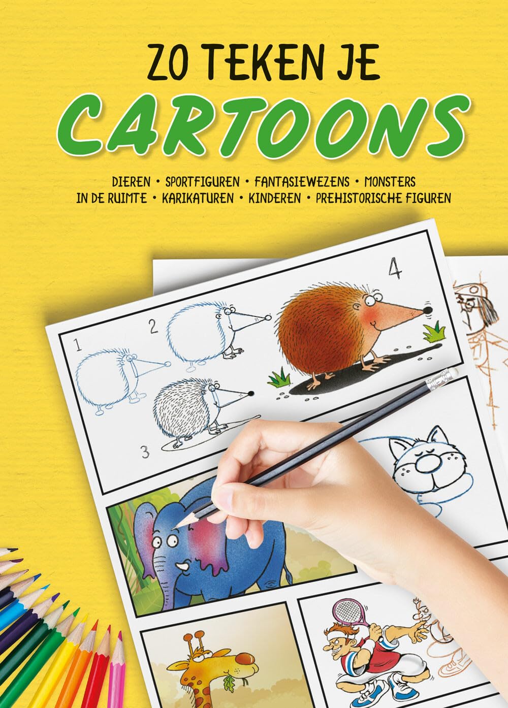 Zo teken je cartoons book