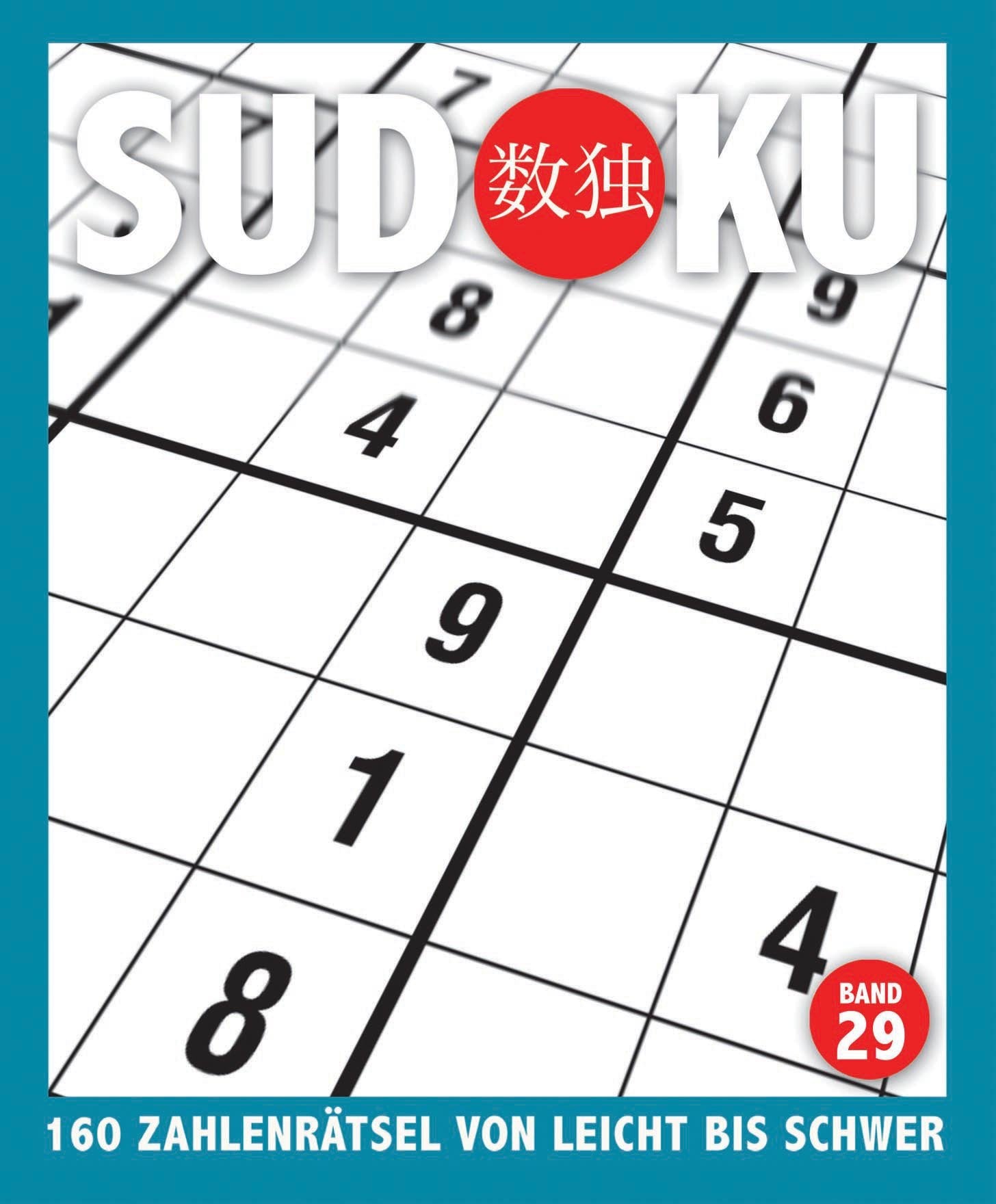 D - Sudoku: 3 Blau / Bd.29: 160 Zahlenrätsel von leicht bis schwer Books