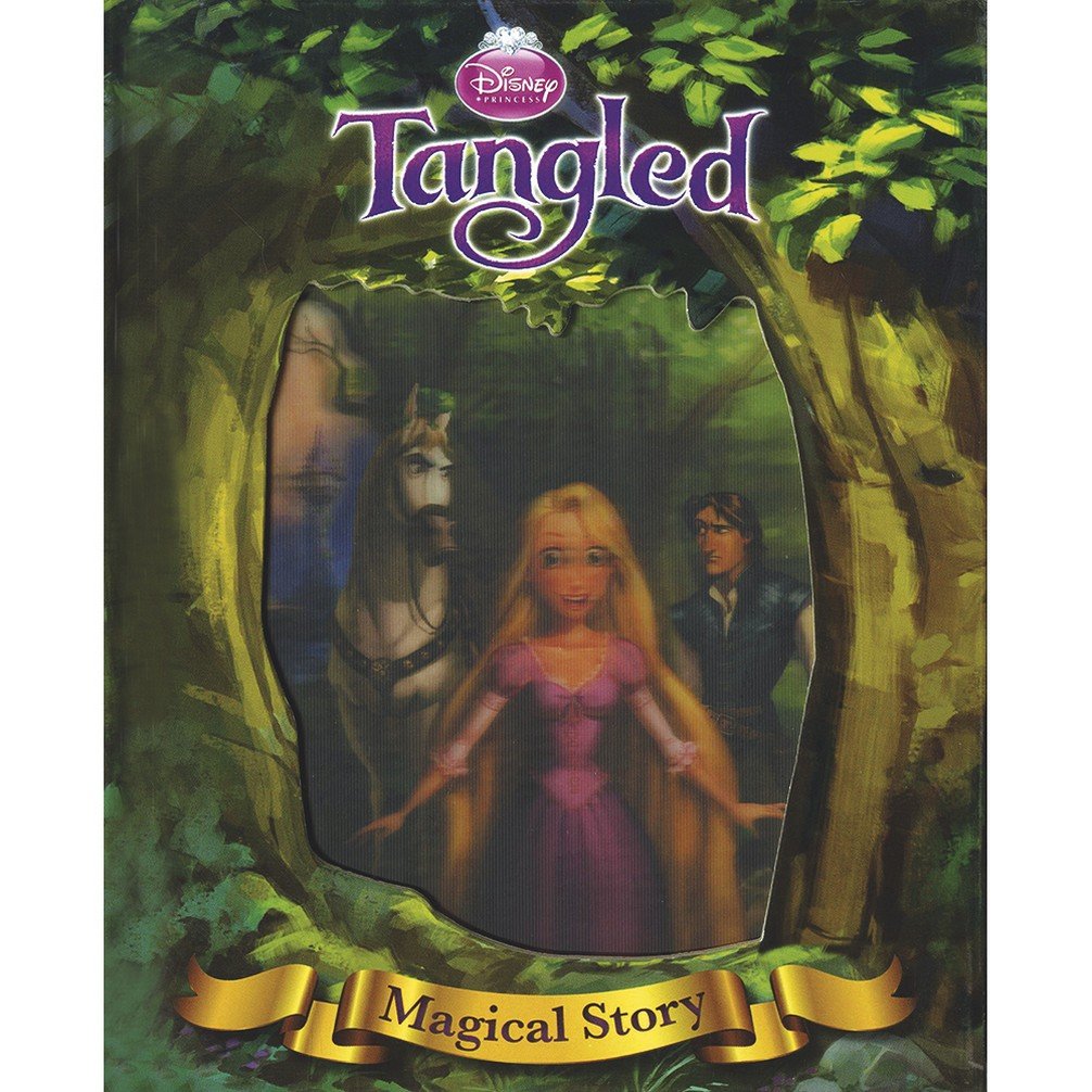 Disney Tangled Magical Story with Amazing Moving Picture Cover Novels & Short Stories