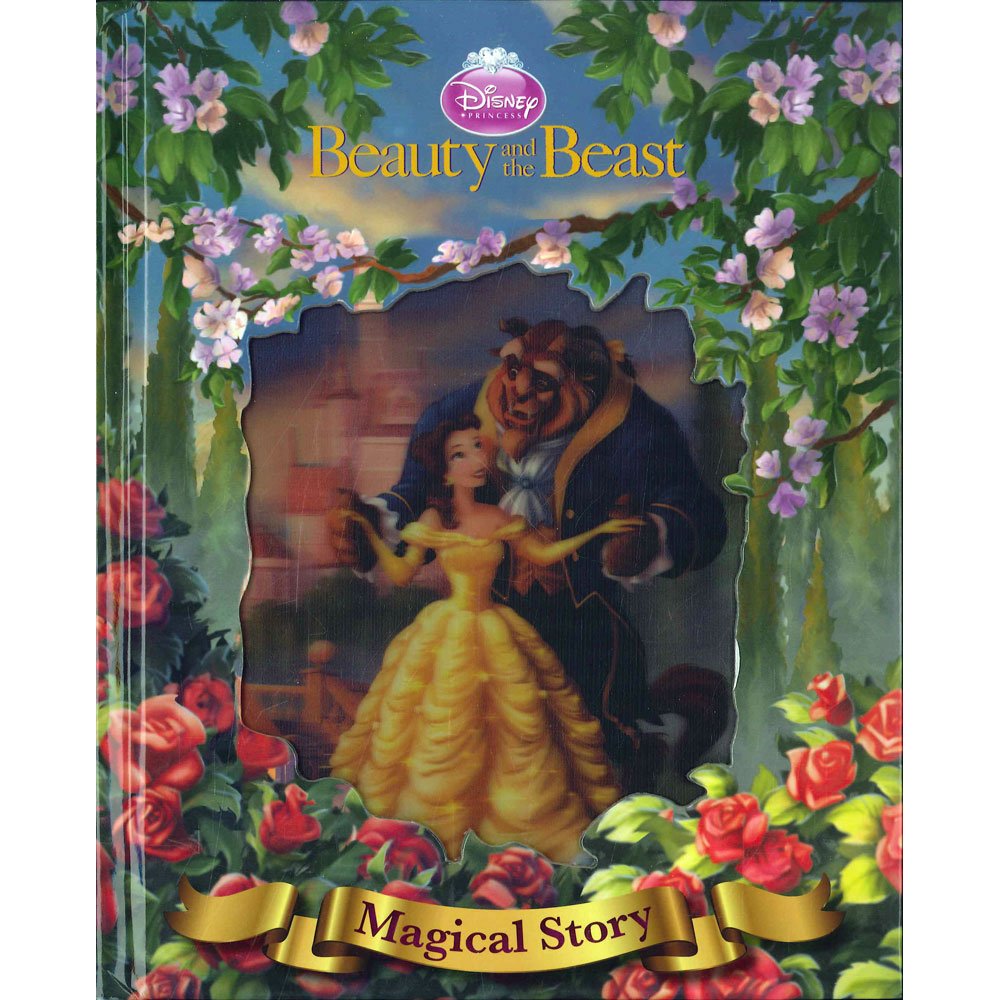 Disney Beauty and the Beast Magical Story with Amazing Moving Picture Cover Novels & Short Stories