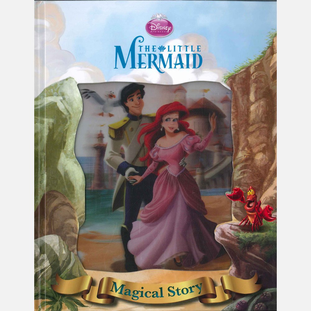 Disney The Little Mermaid Magical Story with Amazing Moving Picture Cover Novels & Short Stories
