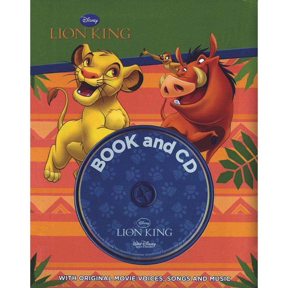 Disney The Lion King Padded Storybook and Singalong CD book