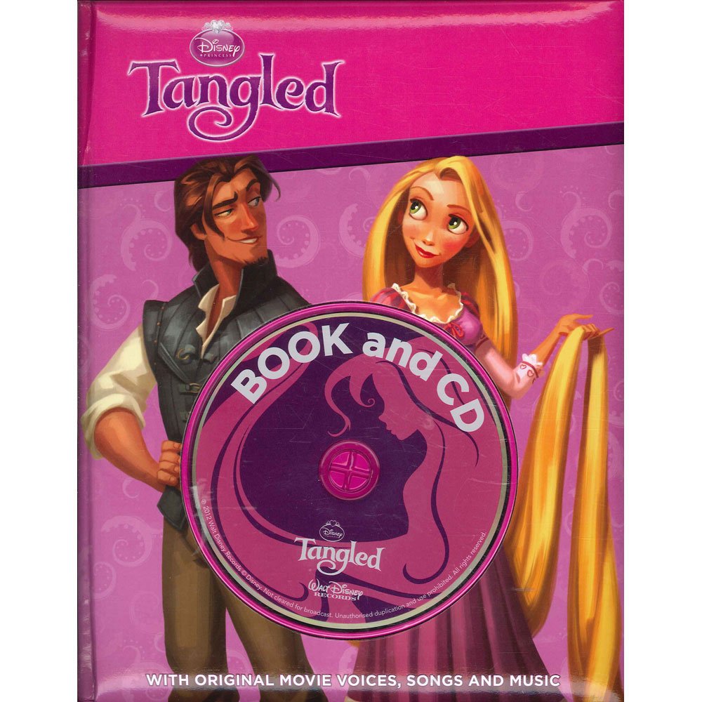 Disney Tangled Padded Storybook and Singalong CD Novels & Short Stories