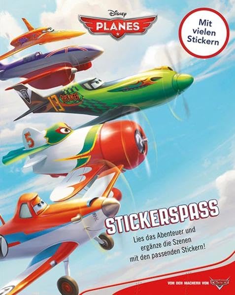 Disney Planes Stickerspaß: Lies das Abenteuer und ergänze die Szenen mit den passenden Stickern! Non-fiction