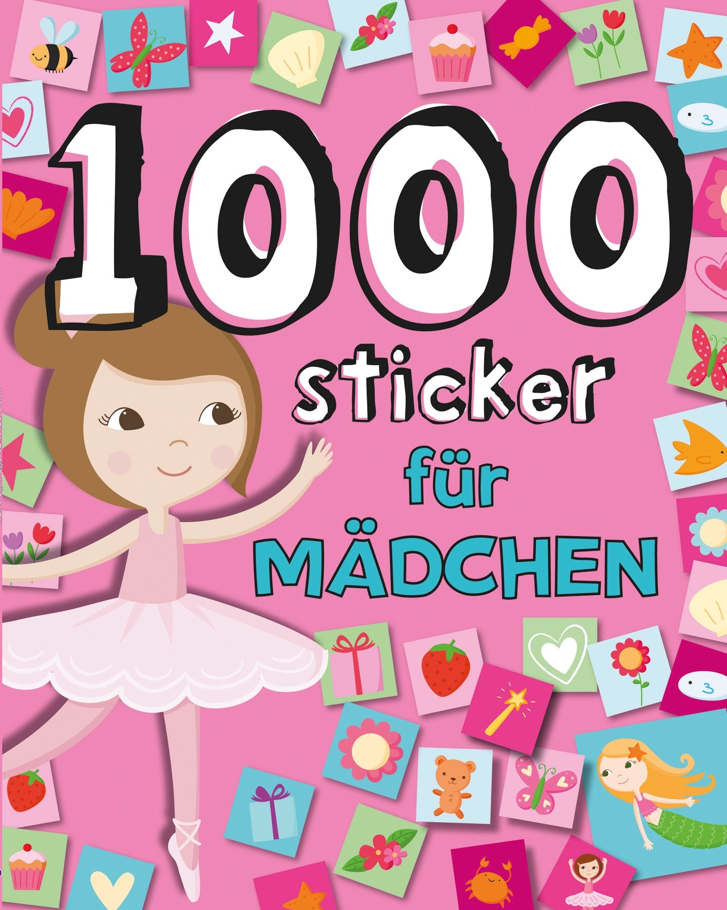 1000 Sticker für Mädchen: Mit über 60 Rätseln & Spielen Non-fiction