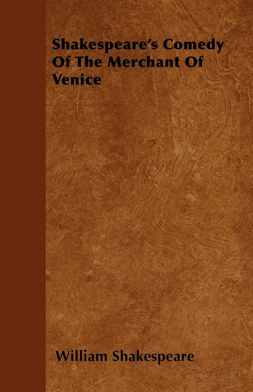 Shakespeare's Comedy of the Merchant of Venice Drama
