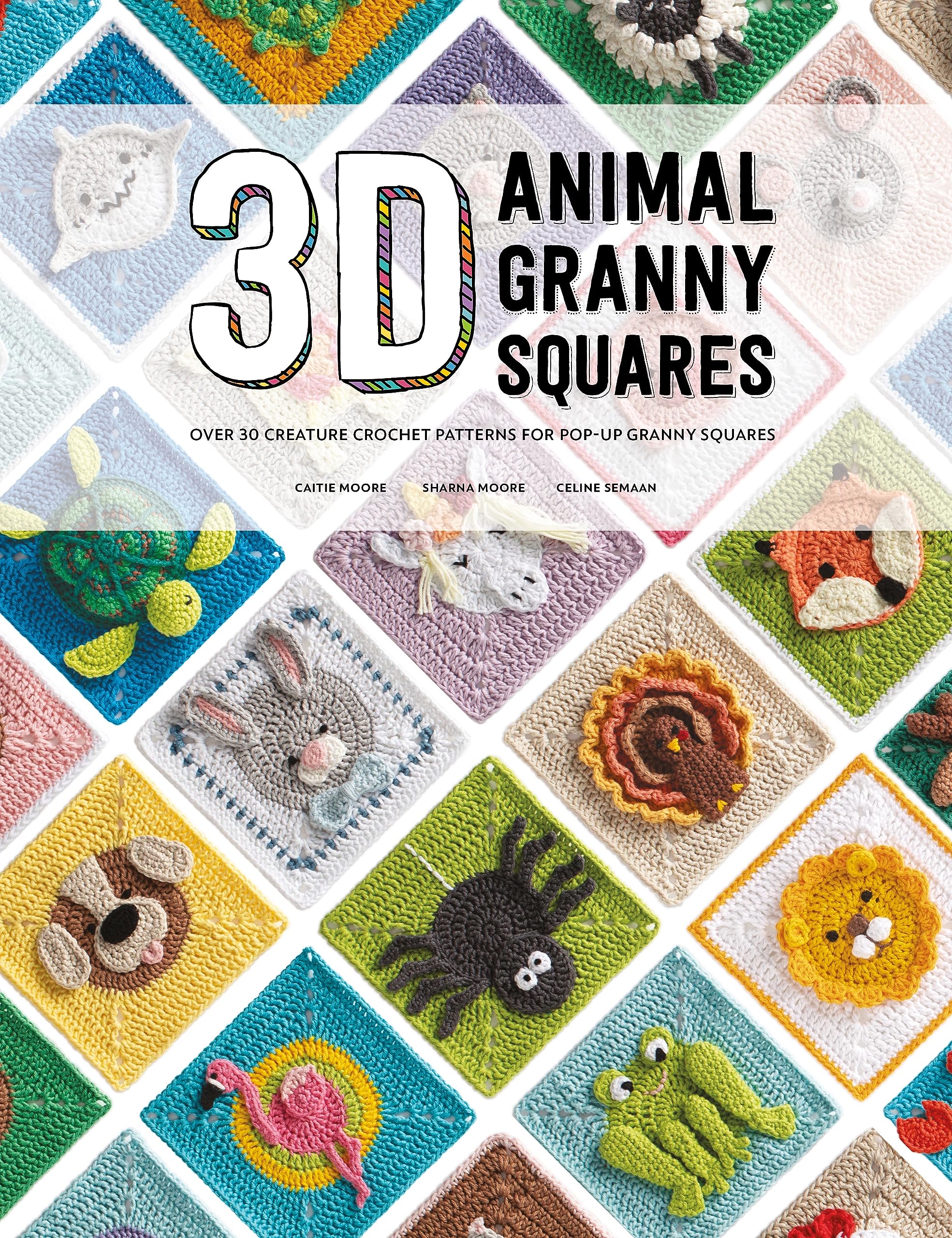 3D Animal Granny Squares Hobbies & Crafts