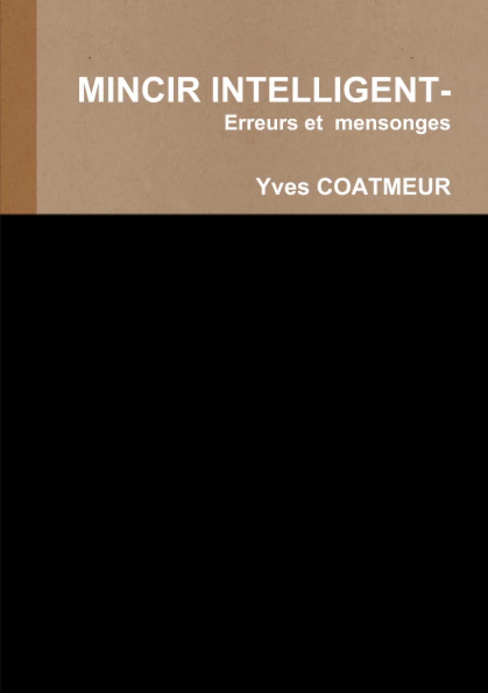 MINCIR INTELLIGENT- erreurs et mensonges book