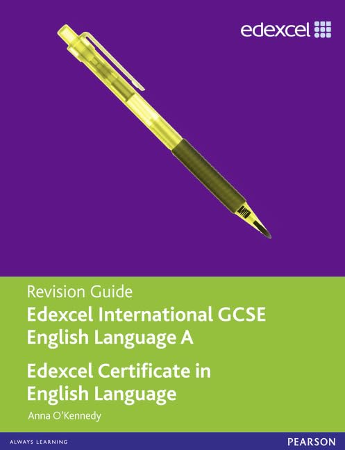 Edexcel International GCSE/Certificate English A Revision Guide print and online edition Foreign Languages ​​& Dictionaries