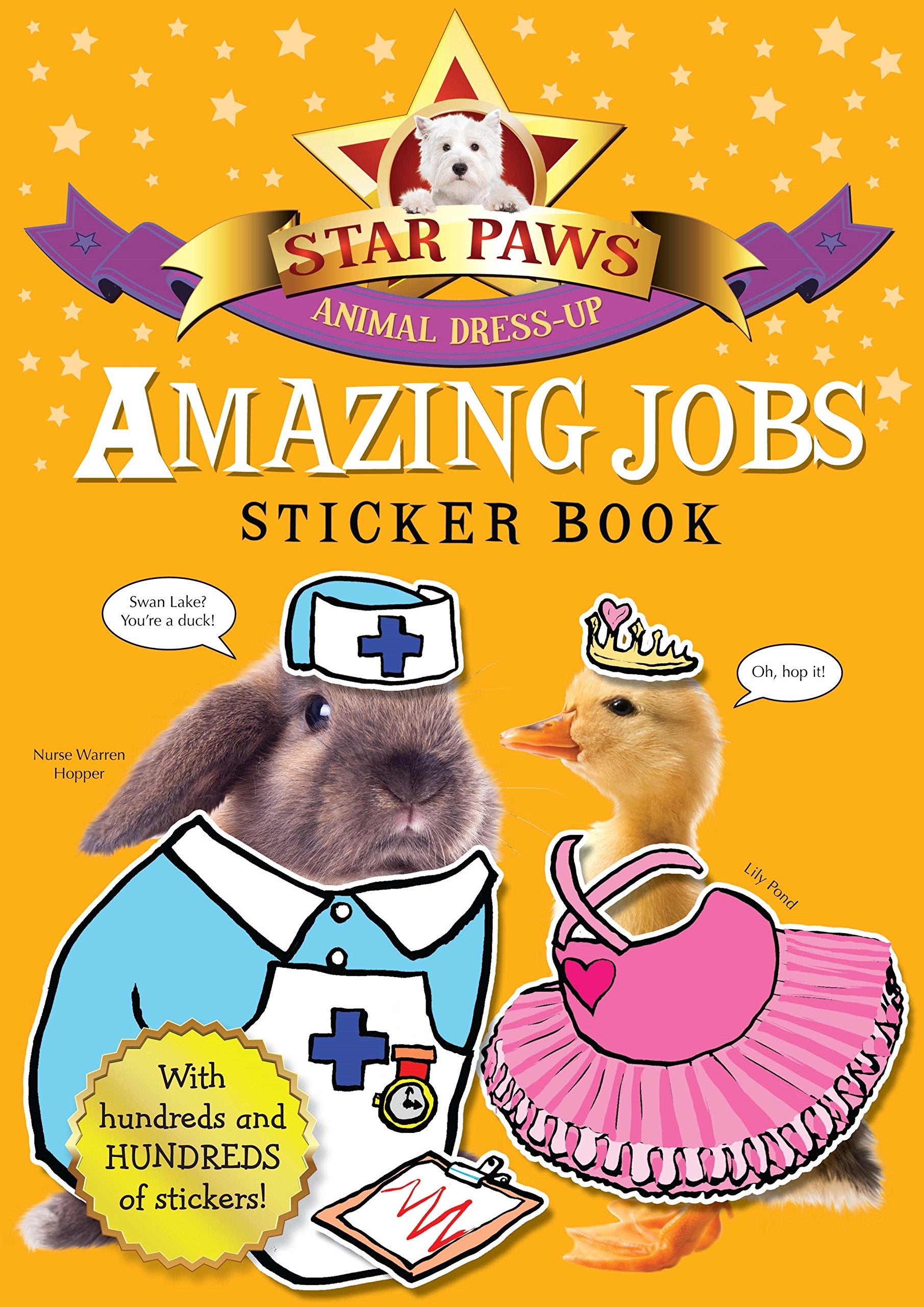 Amazing Jobs Sticker Book: Star Paws: An animal dress-up sticker book Tiptoi & Games