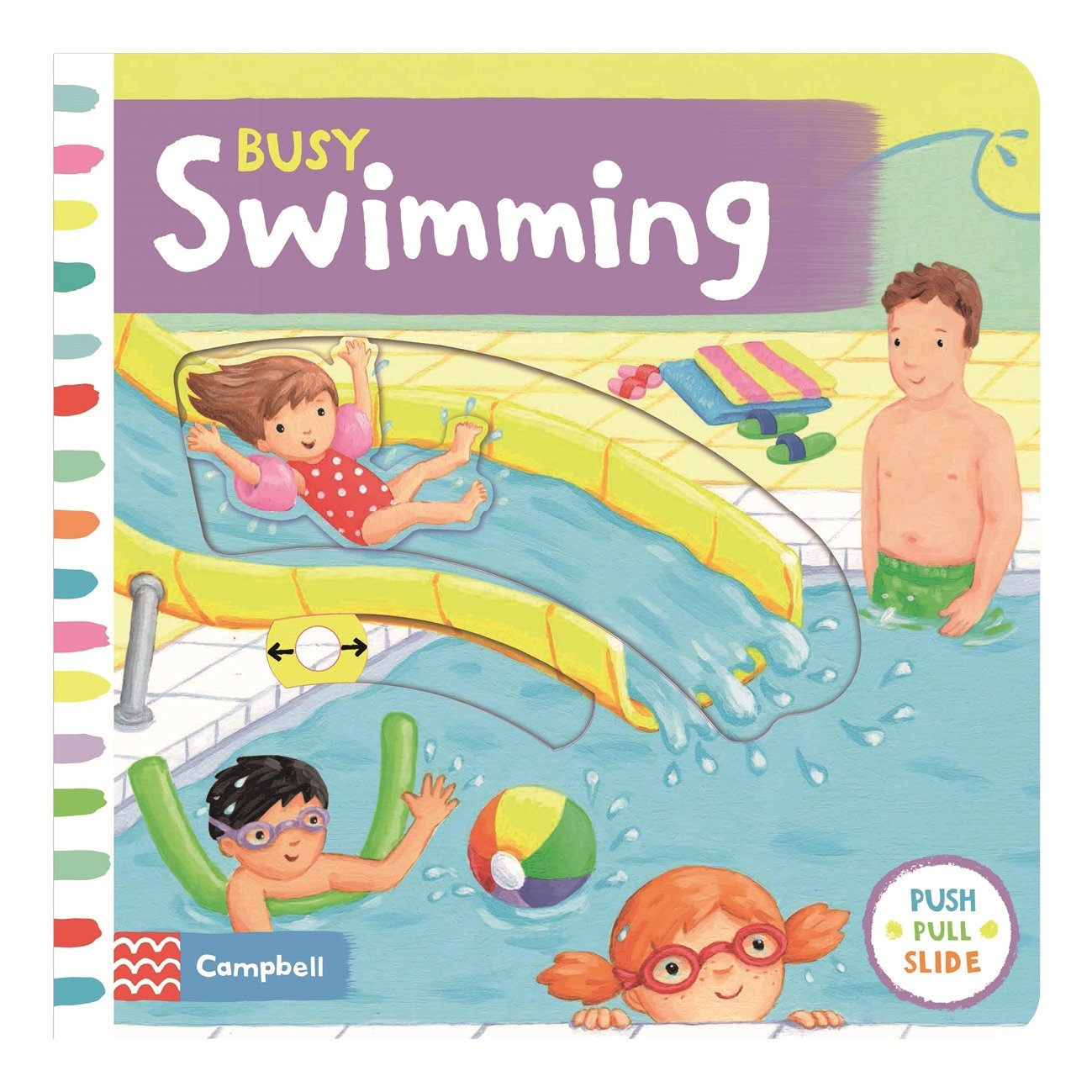 Busy Swimming: Push, pull and slide the scenes to bring the swimming pool to life! (Busy Books) Leisure & Fun