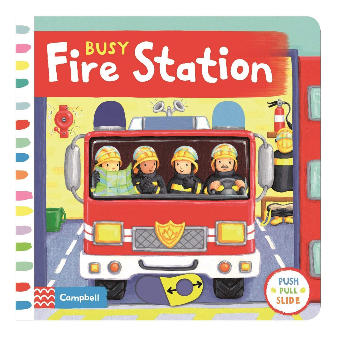 Busy Fire Station: Push, pull and slide the scene to bring the busy fire station to life! (Campbell Busy Books, 13) Tiptoi & Games