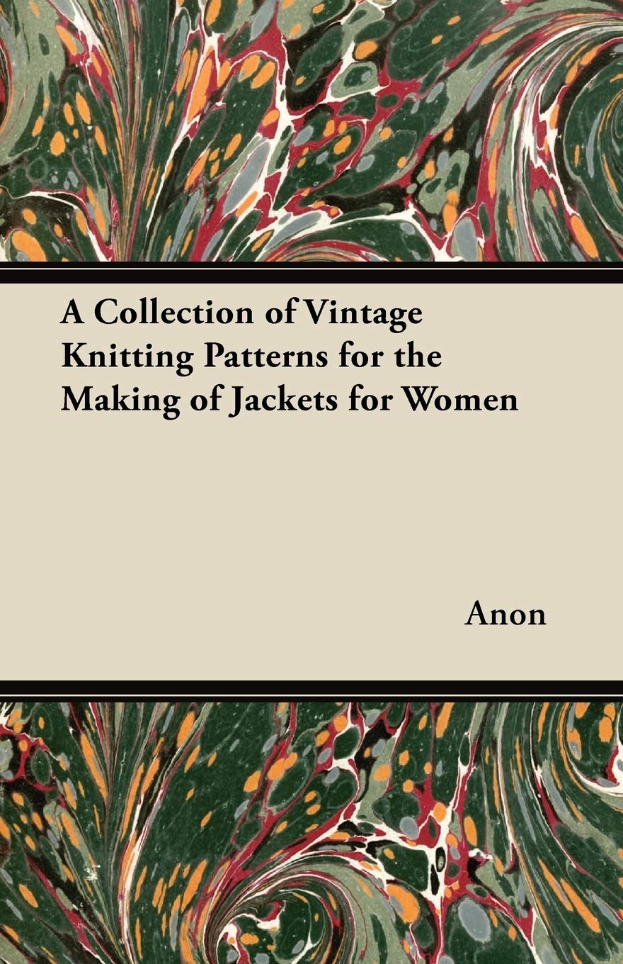 A Collection of Vintage Knitting Patterns for the Making of Jackets for Women Hobbies & Crafts