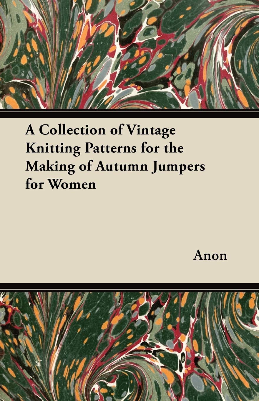 A Collection of Vintage Knitting Patterns for the Making of Autumn Jumpers for Women Hobbies & Crafts
