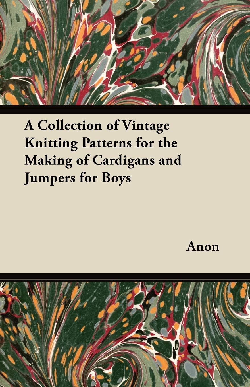 A Collection of Vintage Knitting Patterns for the Making of Cardigans and Jumpers for Boys Hobbies & Crafts