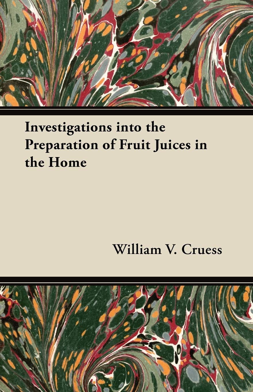 Investigations into the Preparation of Fruit Juices in the Home Leisure, Home & Garden