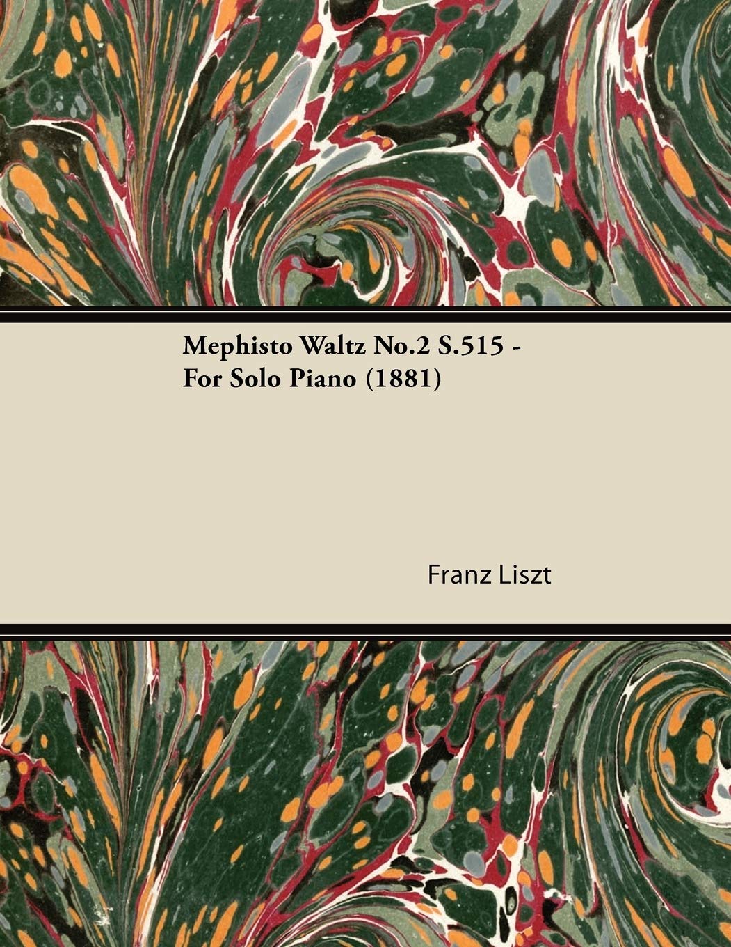 Mephisto Waltz No.2 S.515 - For Solo Piano (1881) book