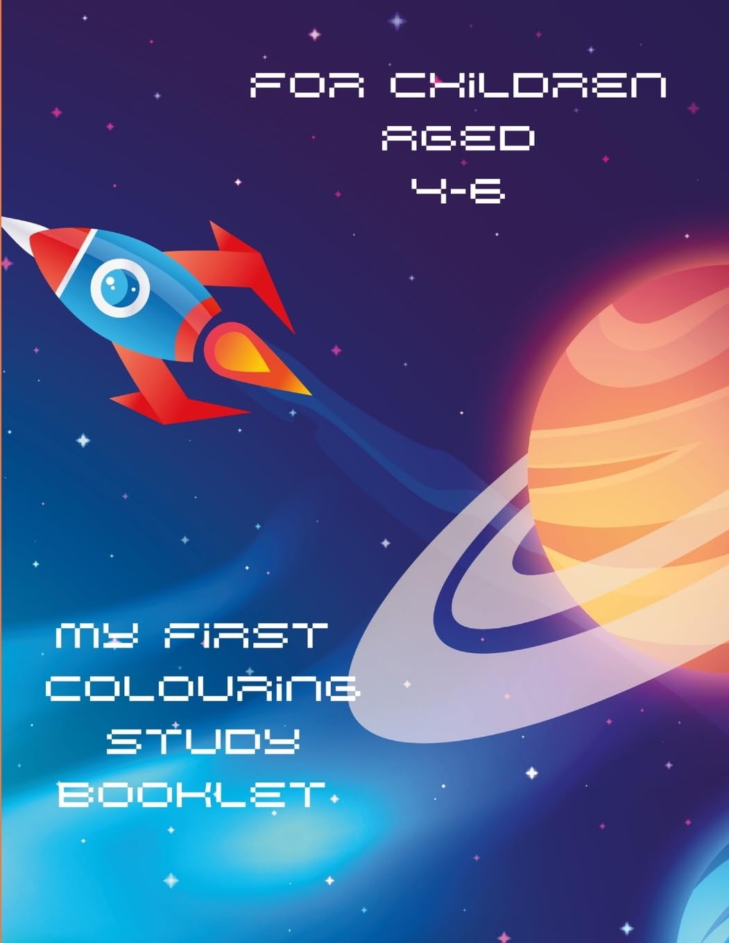 Educational Space Themed Colouring Book Leisure, Home & Garden