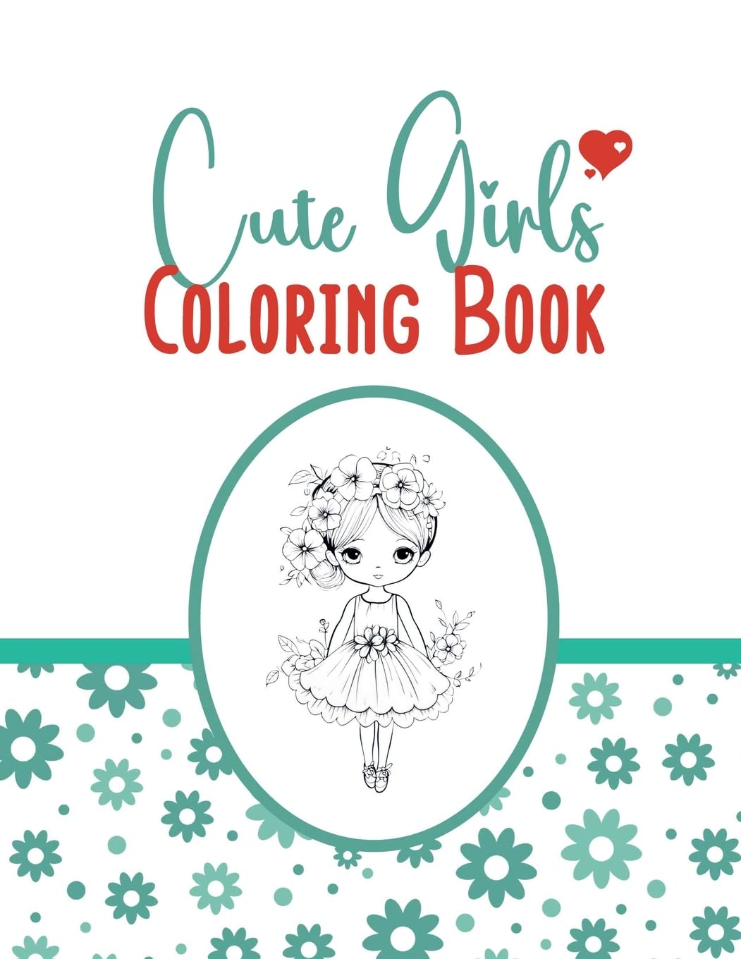 Cute Girls Coloring Book Novels & Short Stories