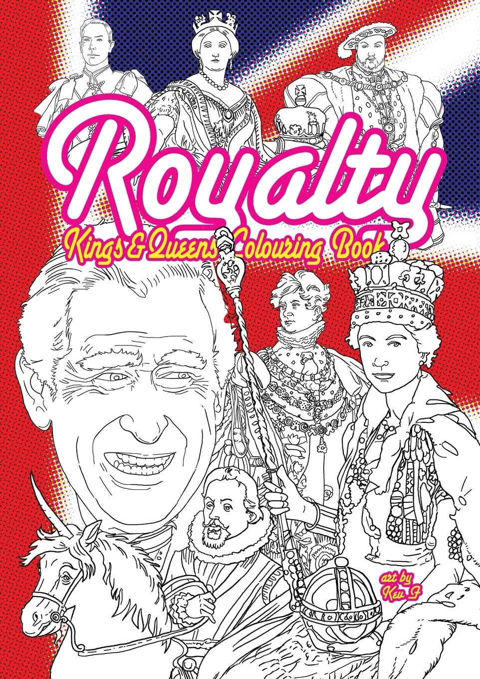 Royalty - Kings & Queens Colouring Book Tiptoi & Games