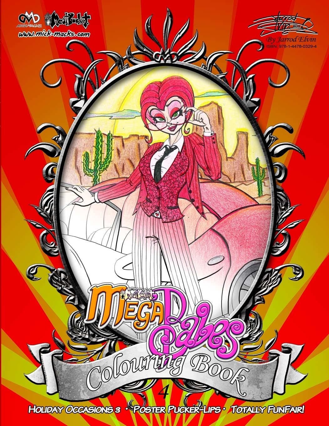 MickMacks' Meatbucket MegaBabes' Colouring Book 4 Film, Art & Culture