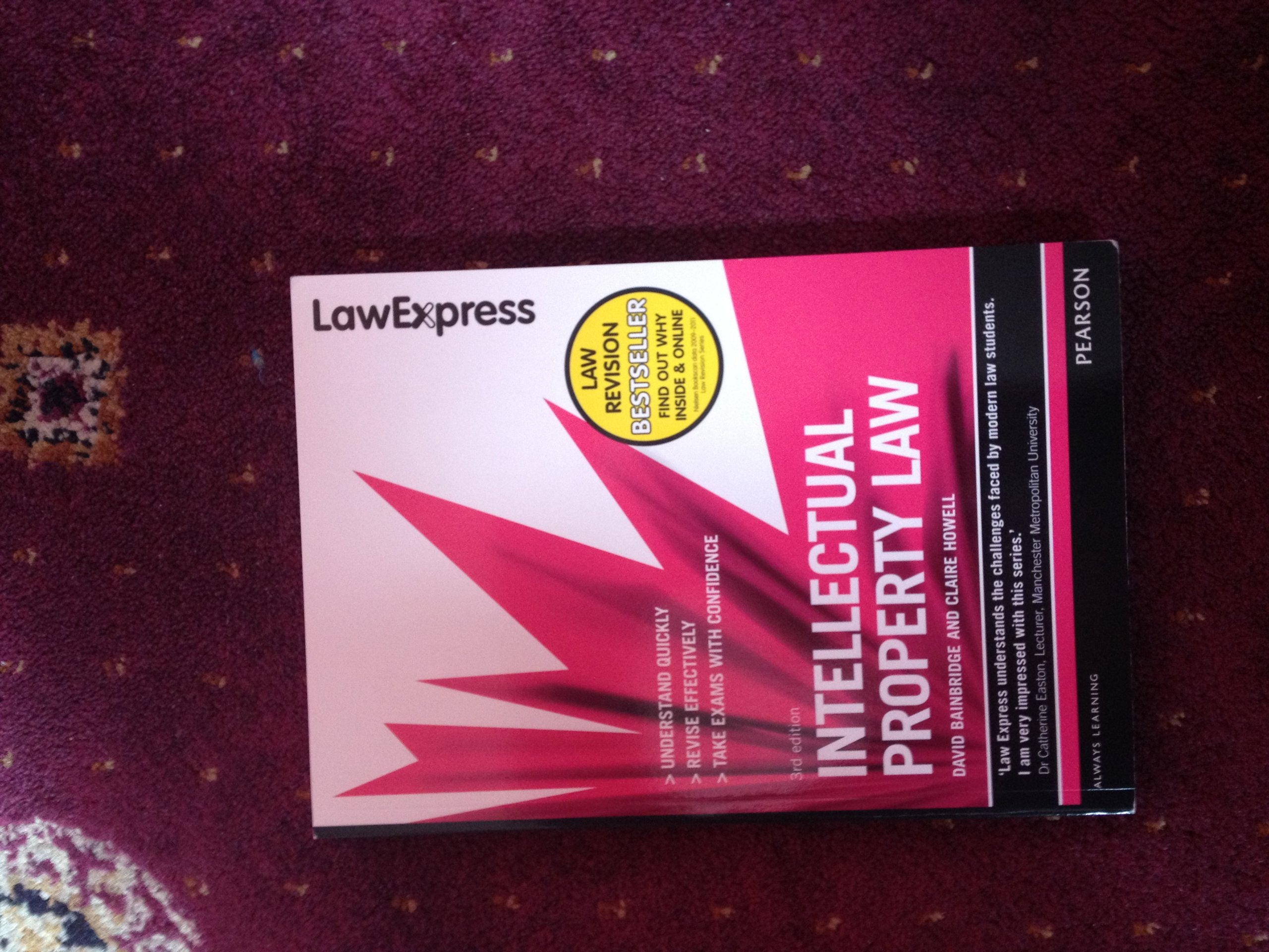 Law Express: Intellectual Property Law (Revision Guide) Law