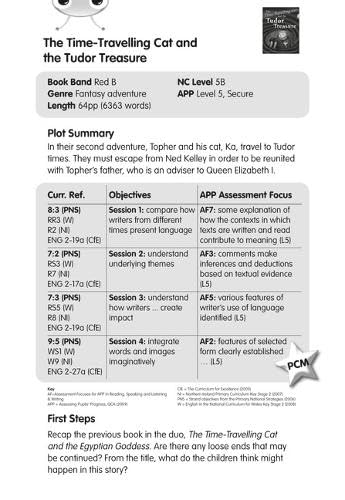 BC Red (KS2) B/5B The Time-Travelling Cat and the Tudor Treasure Guided Reading Card (BUG CLUB) Novels & Short Stories