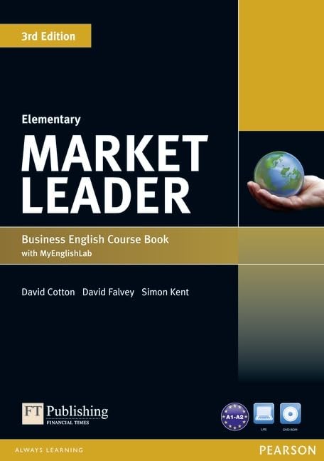 Market Leader 3rd Edition Elementary Coursebook for DVD-ROM and MyEnglishLab Pack Foreign Languages ​​& Dictionaries