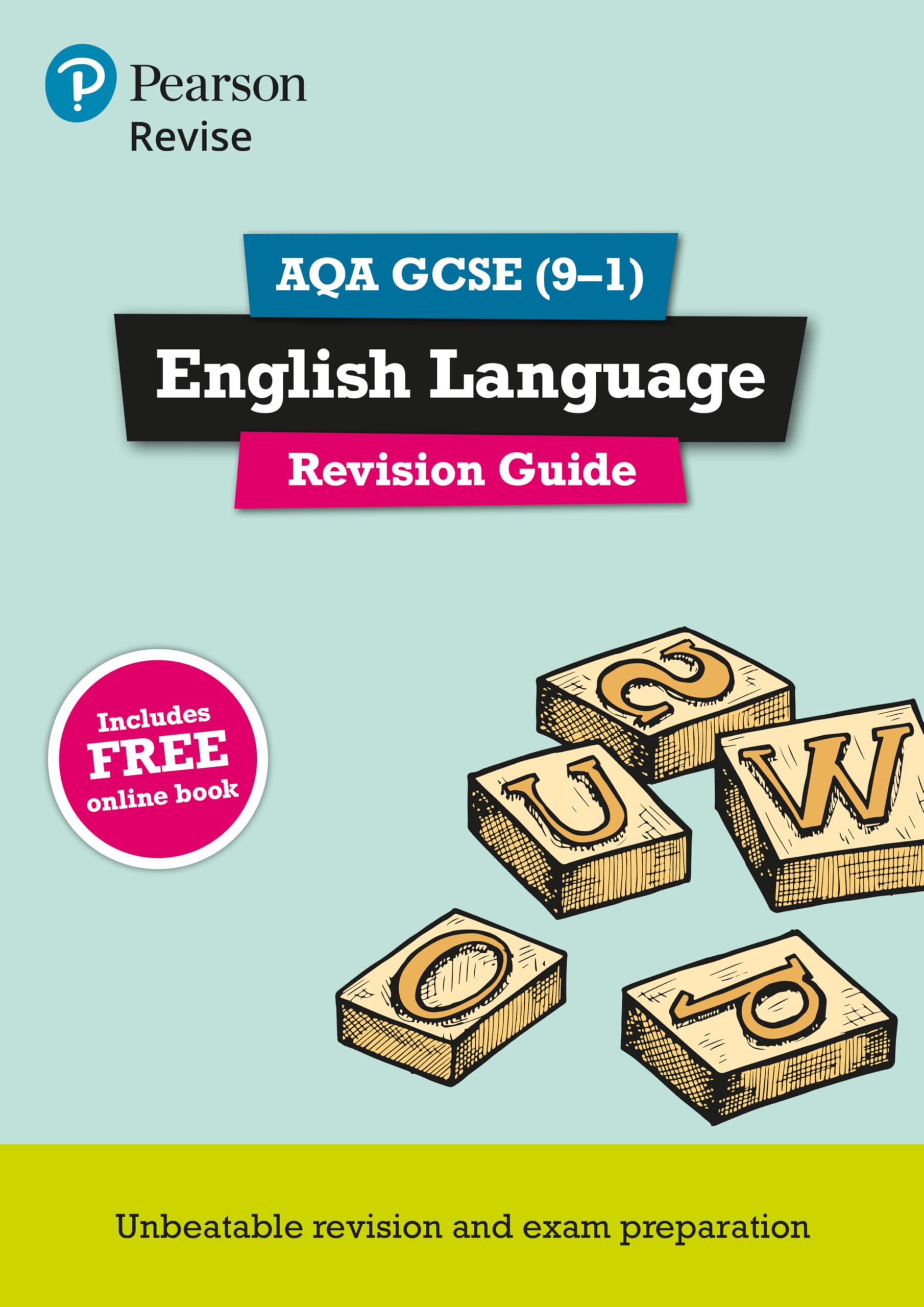 Pearson REVISE AQA GCSE English Language Revision Guide incl. online revision - for 2026, 2027 exams book