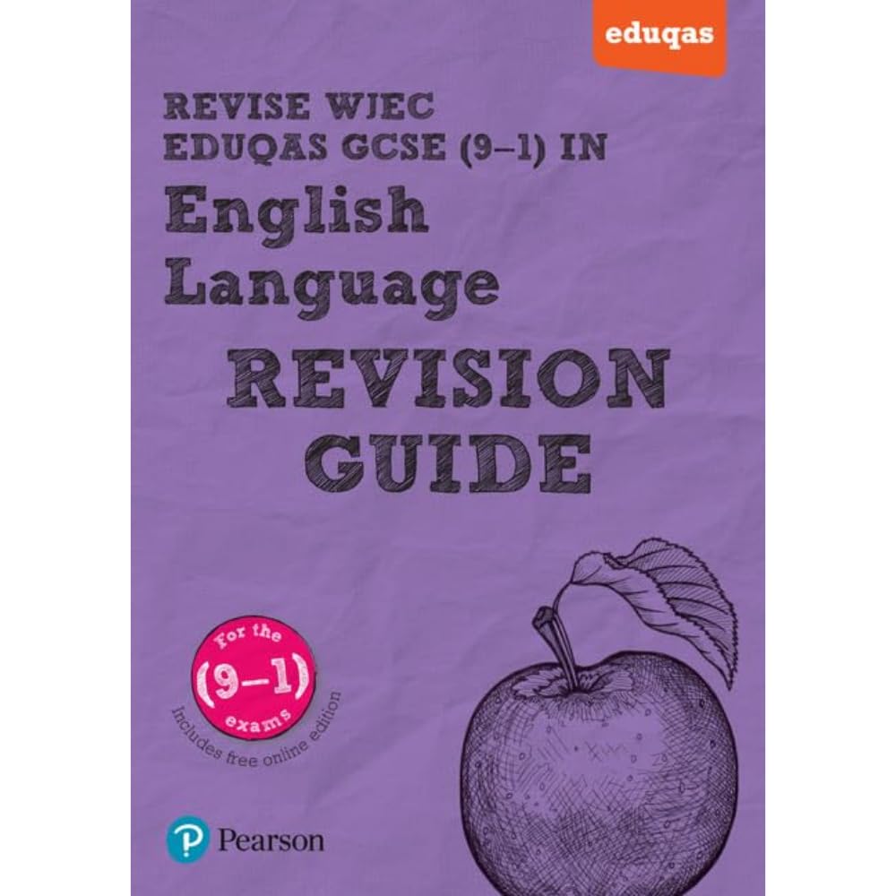 Pearson REVISE WJEC Eduqas GCSE English Language Revision Guide incl. online revision - for 2026, 2027 exams book