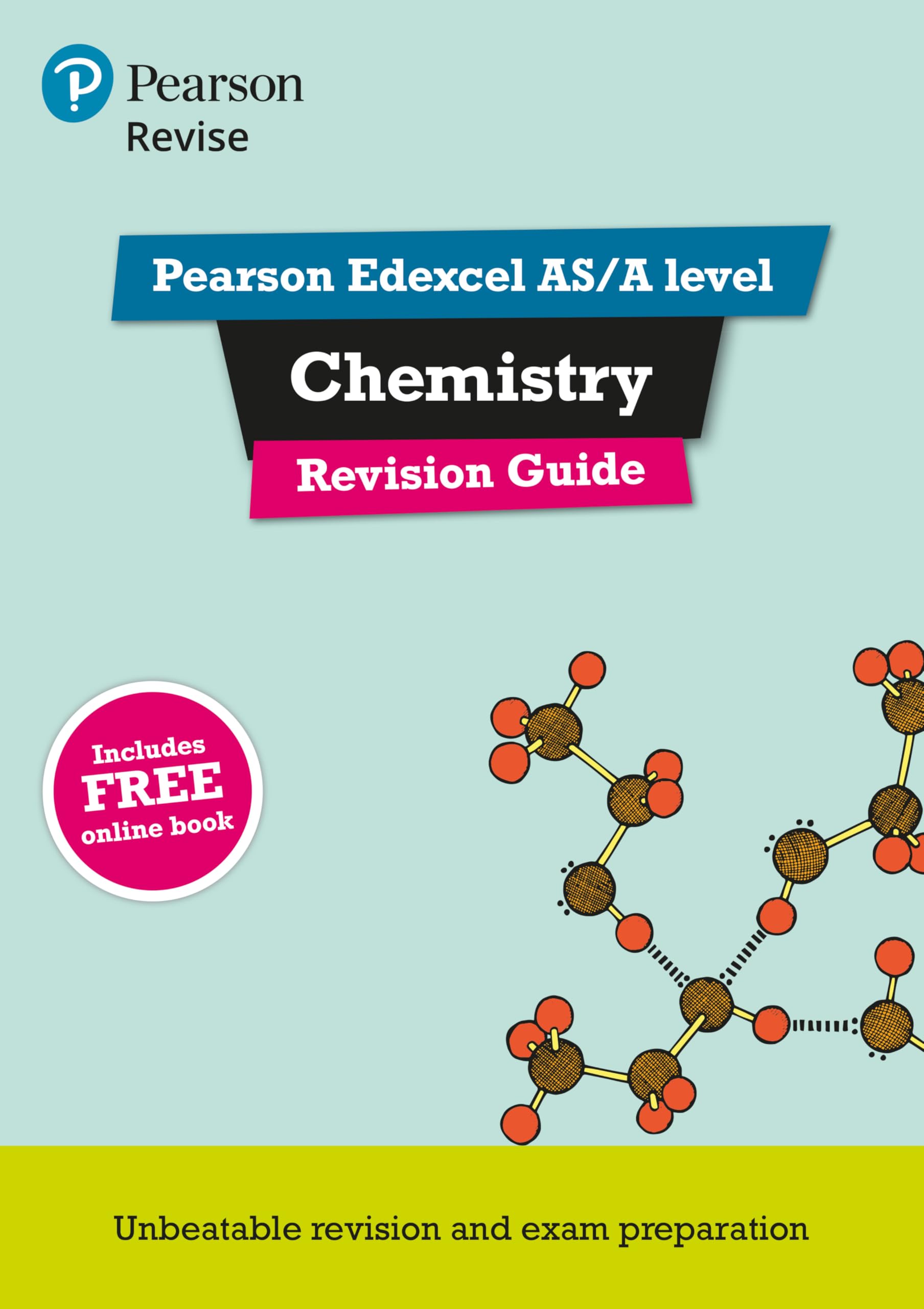 Pearson REVISE Edexcel AS/A Level Chemistry Revision Guide inc online edition - for 2026, 2027 exams book