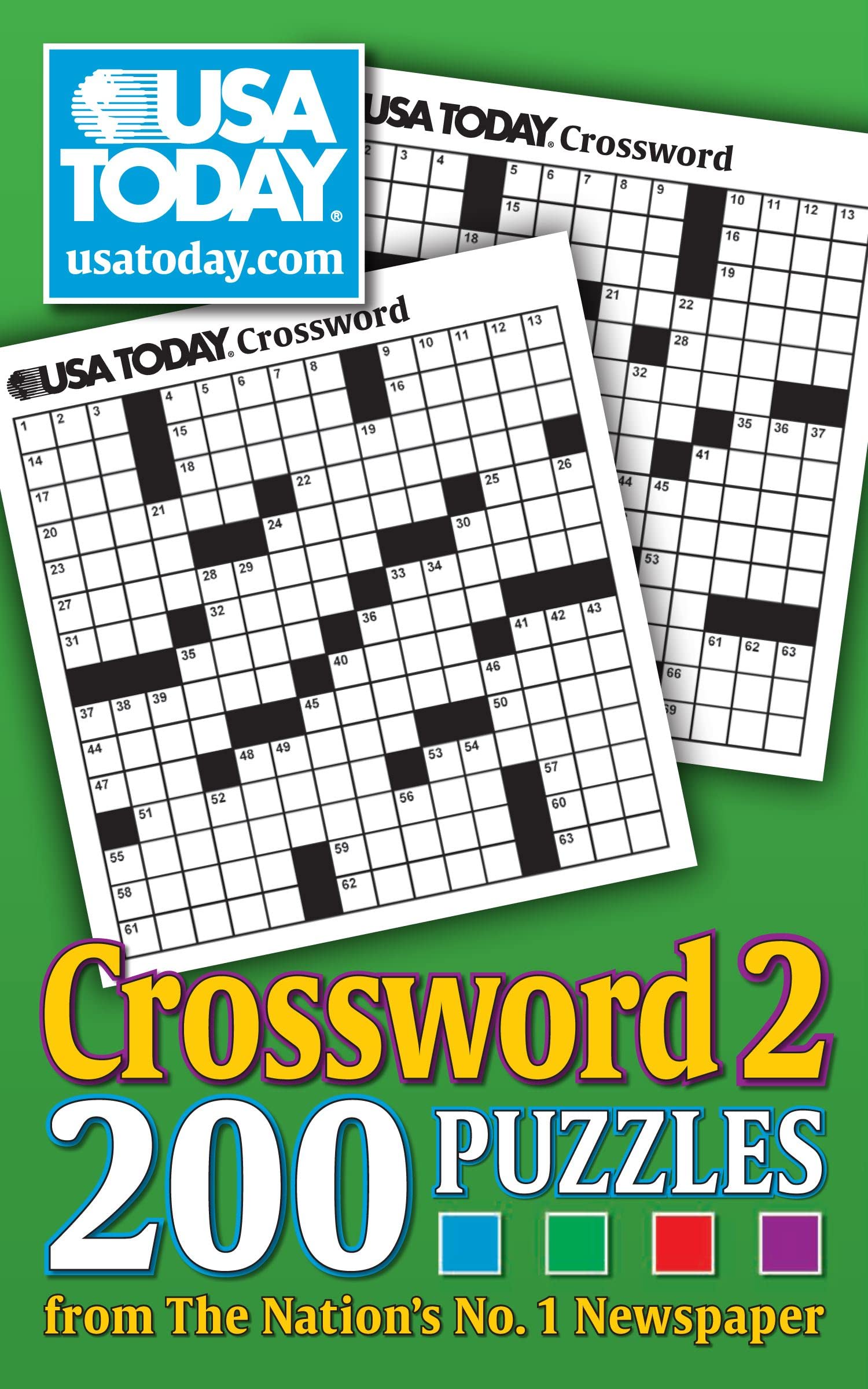 USA TODAY Crossword 2: 200 Puzzles from The Nations No. 1 Newspaper (USA Today Puzzles) Leisure & Fun