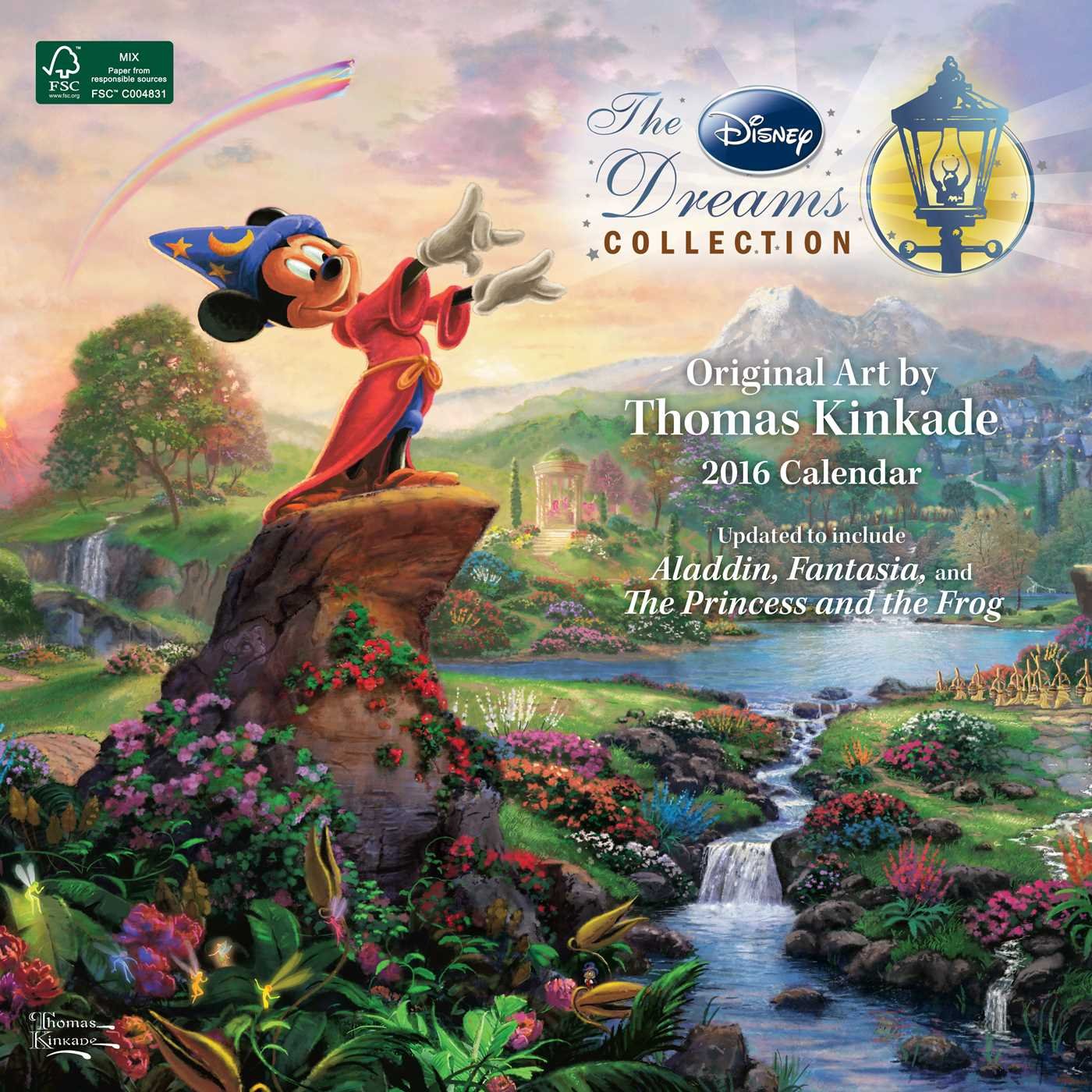Thomas Kinkade: The Disney Dreams Collection 2016 Wall Calendar Contemporary literature