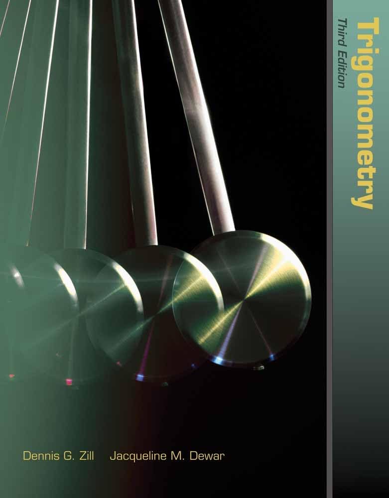 Trigonometry (The Jones & Bartlett Learning International Series in Mathematics) Medicine