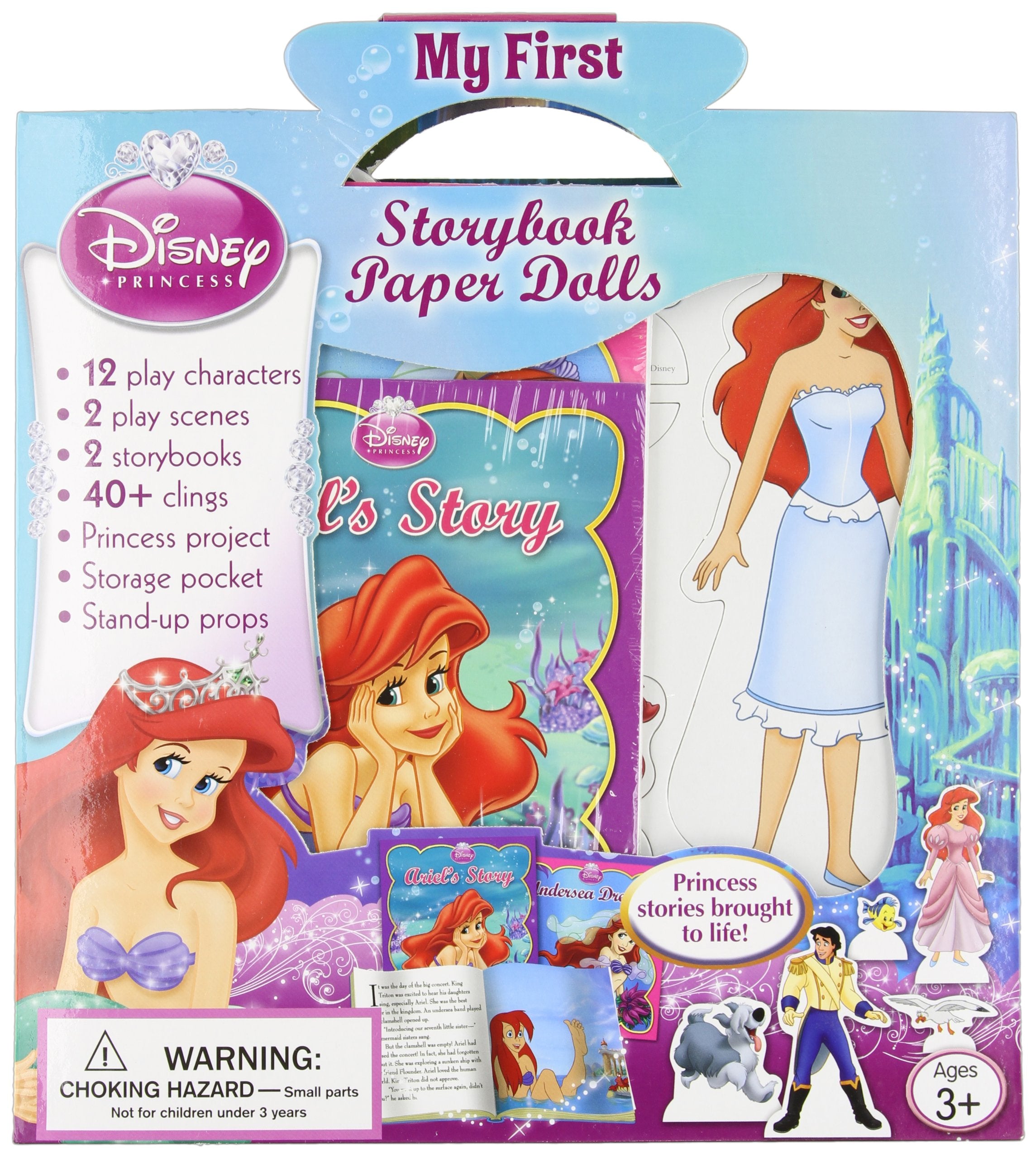 The Little Mermaid My First Storybook Paper Dolls Novels & Short Stories