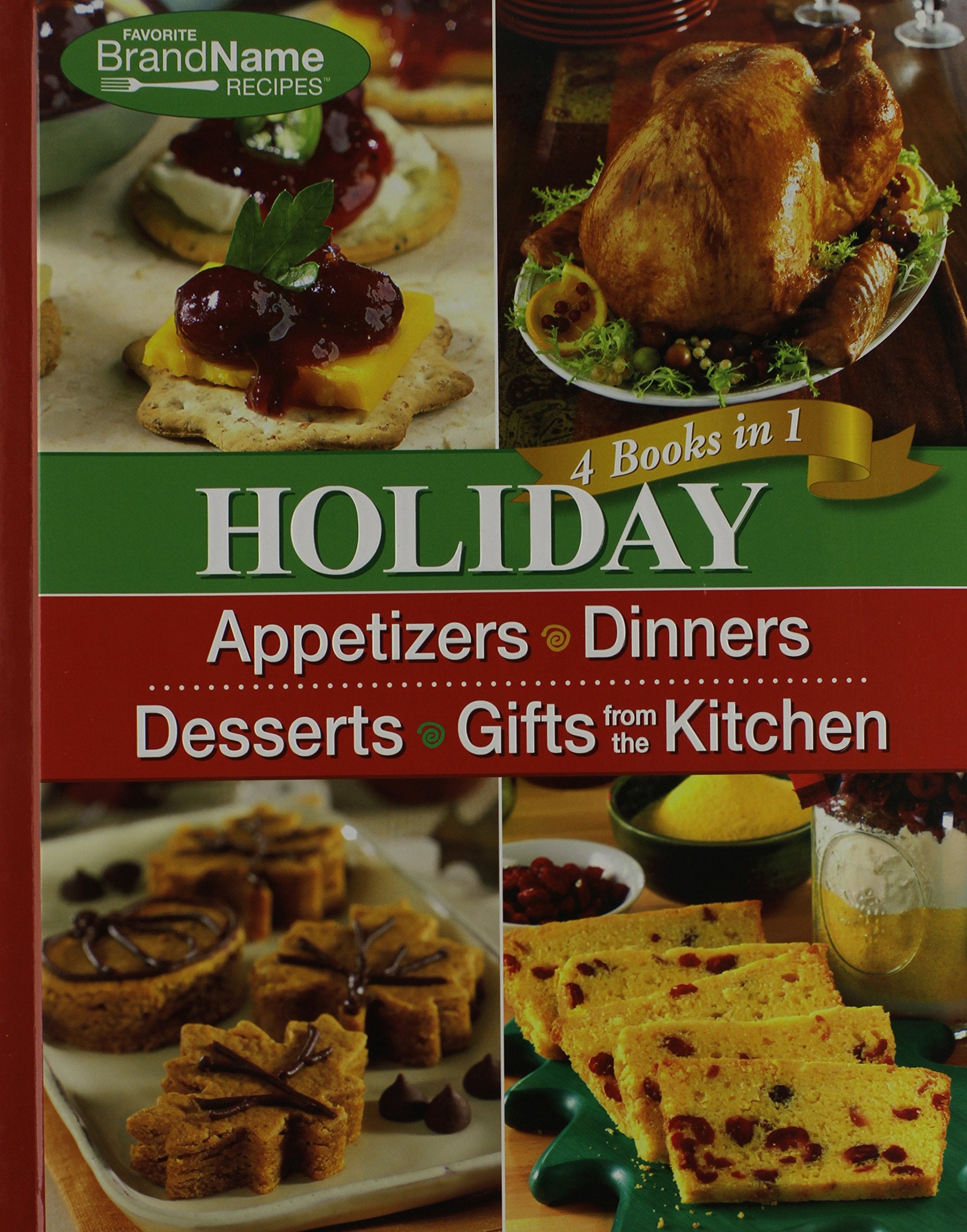 4 Books in 1 Holiday Cookbook : Appetizers, Dinner book