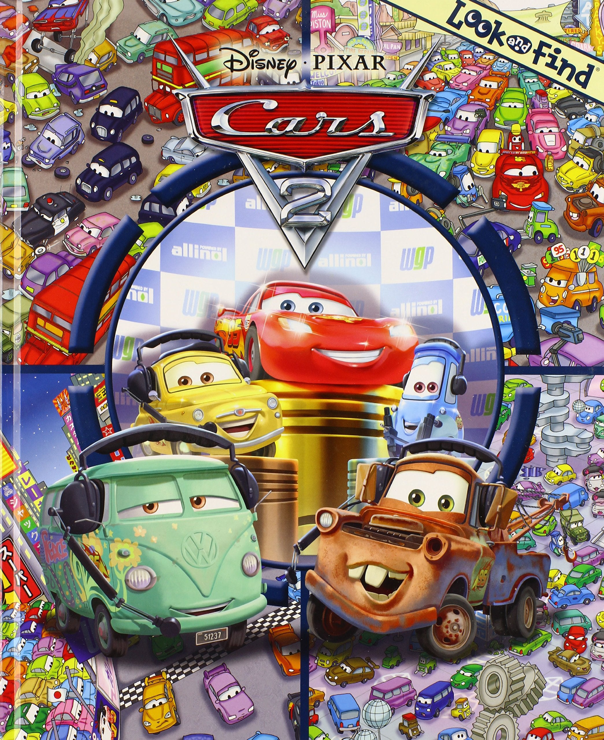 Cars 2 Look and Find book