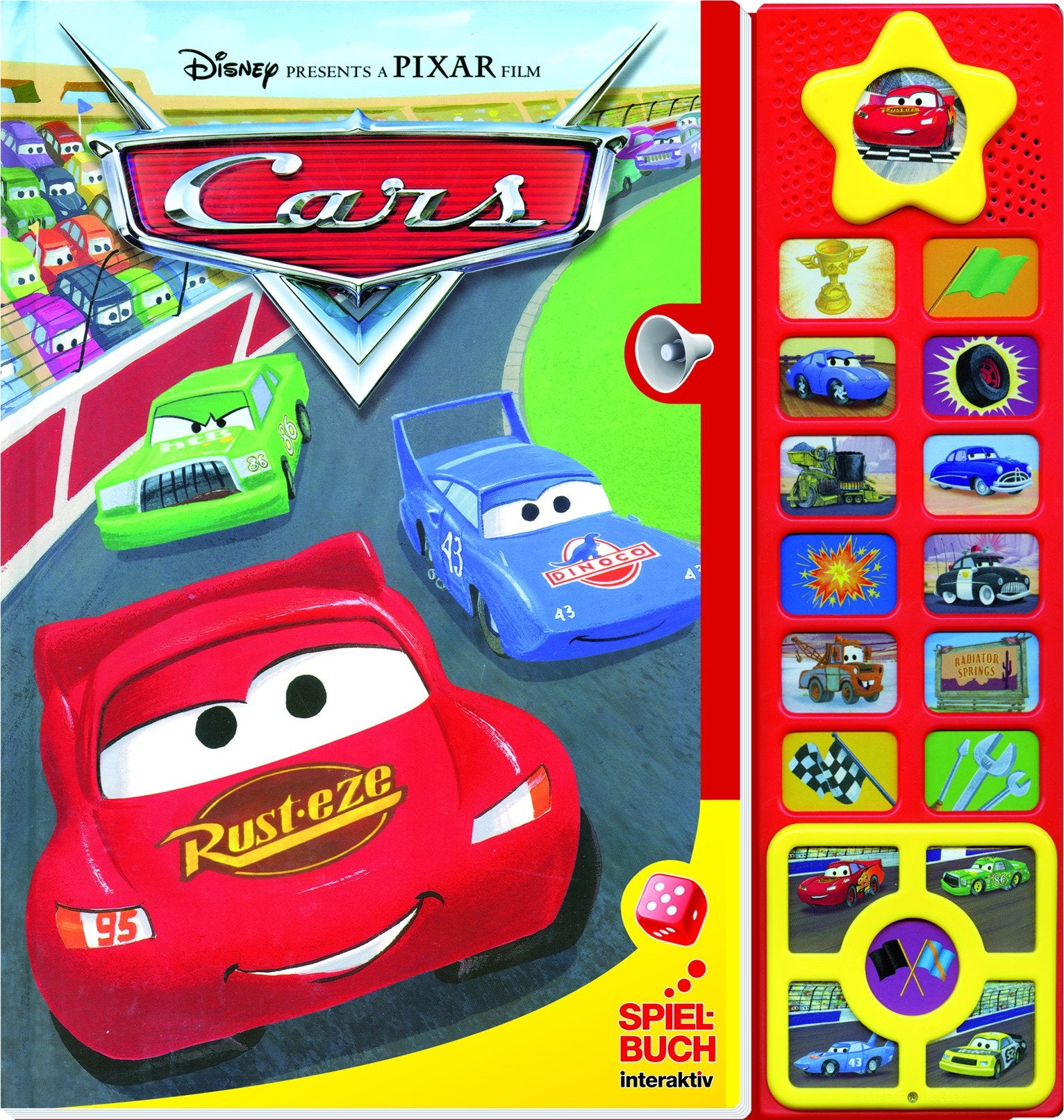 Disney PIXAR Cars - Spielbuch, Interaktiv, Buch mit Brettspiel und Klangleiste Books