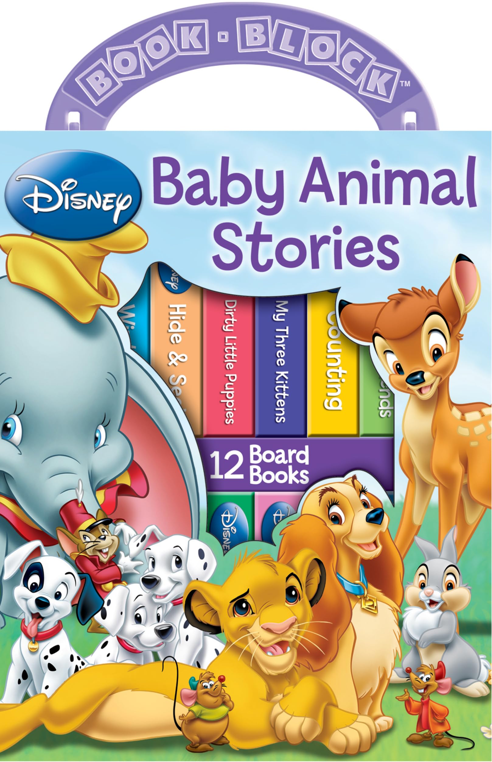 Disney: Baby Animal Stories 12 Board Books Books