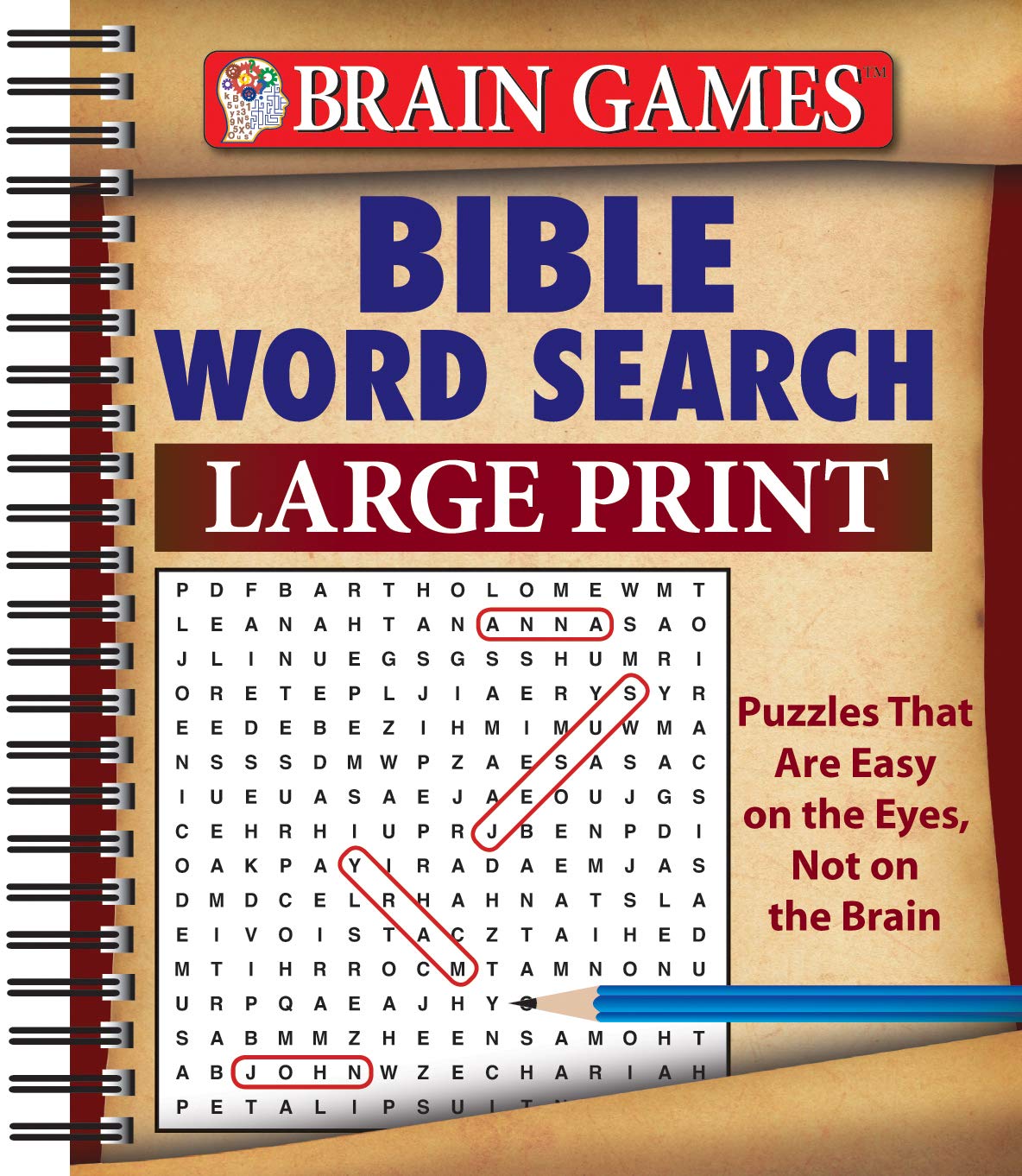 Brain Games Bible Word Search Large Print Leisure & Fun