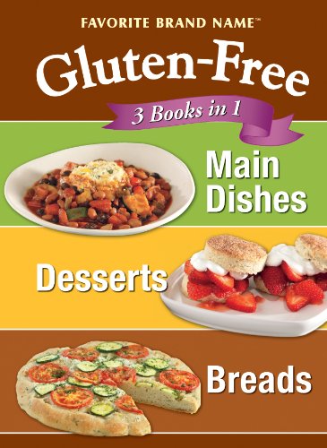 Glutten Free: 3 Books in 1: Main Dishes, Desserts, Breads Books