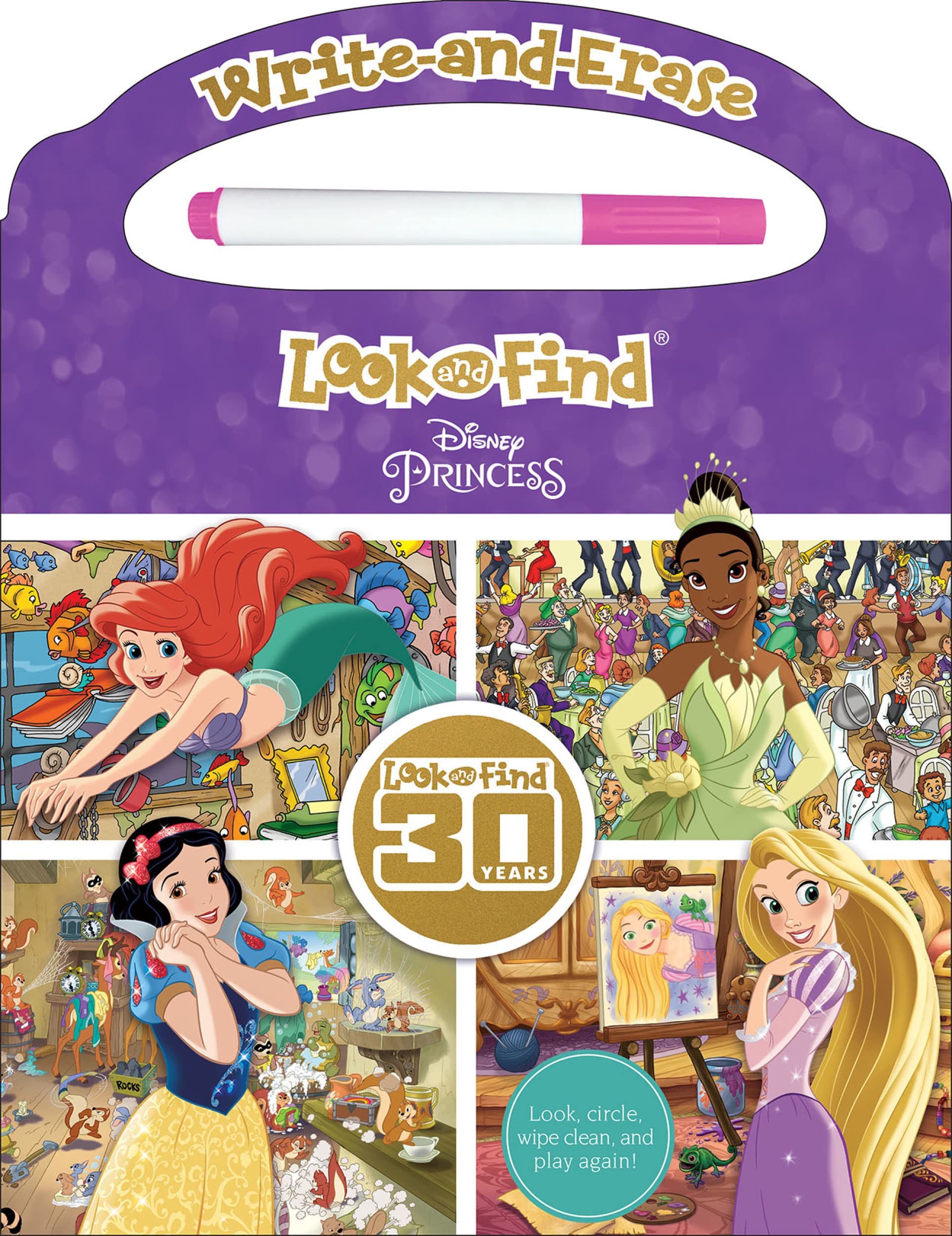 Disney Princess: Write-And-Erase Look and Find Non-fiction
